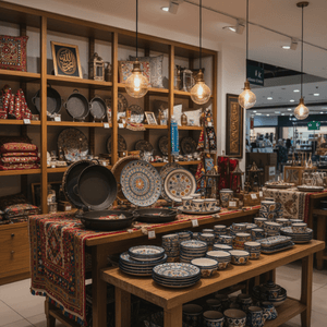Pakistani home decor, kitchenware, and living essentials in Kuala Lumpur store