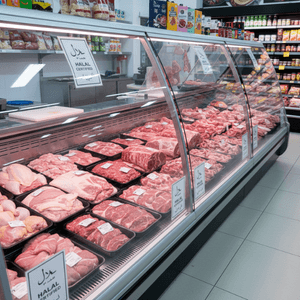 Certified Halal Pakistani meat cuts and poultry in Kuala Lumpur butcher shop
